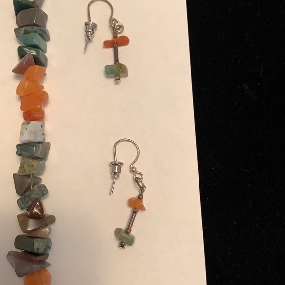 Hematite Jewelry Stone Set in Muted Earth Tones - Picture 3 of 6